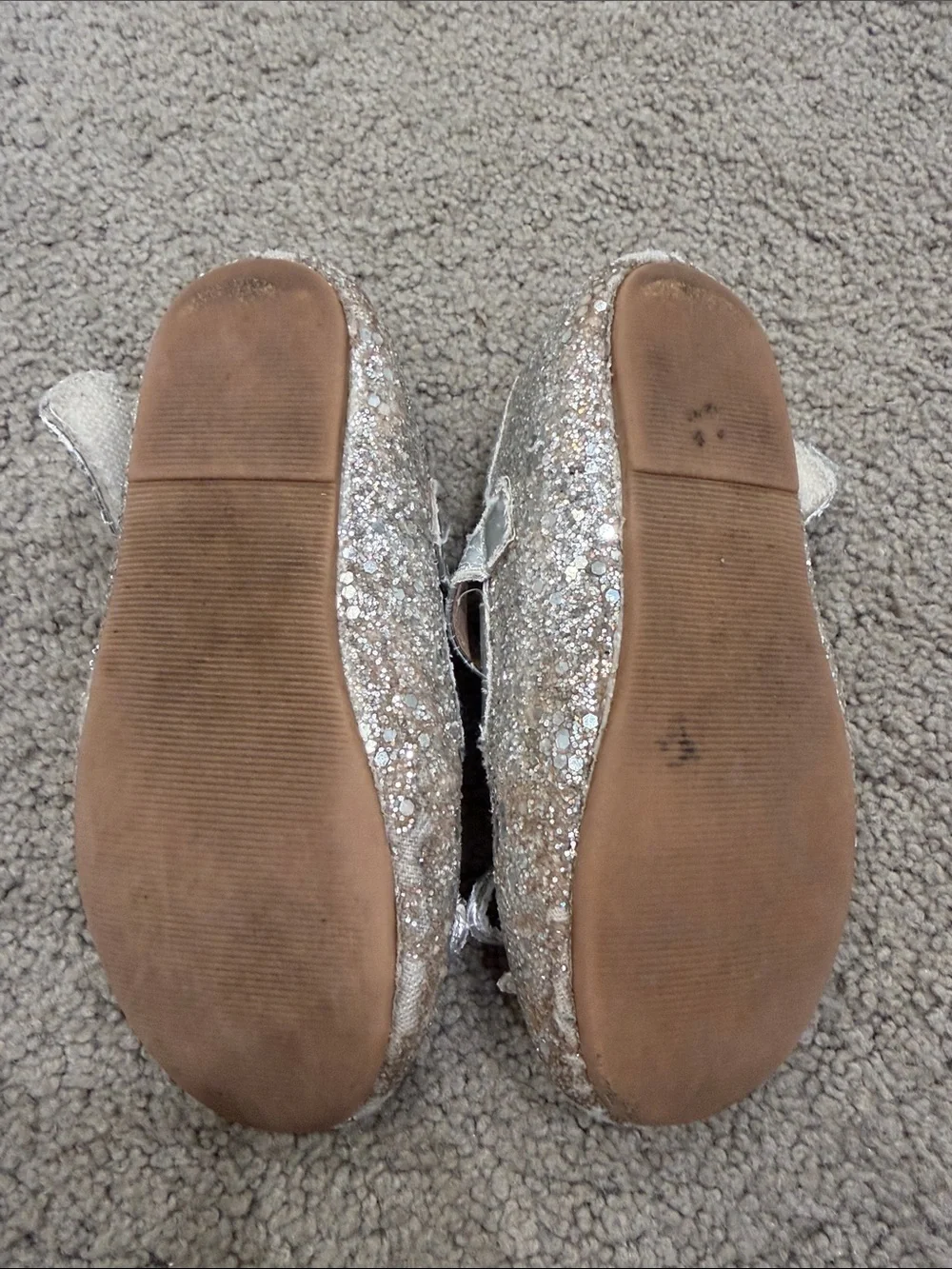 Sparkly Silver Dress Shoes